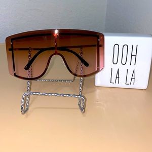 Rose gold motor sport shades